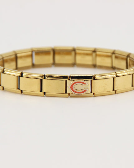 Football Team Logo Italian Charm Bracelet – Custom Gifts for Fans