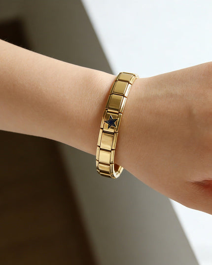 Football Team Logo Italian Charm Bracelet – Custom Gifts for Fans