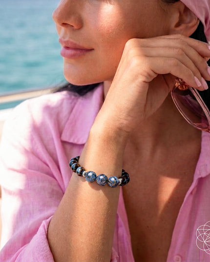 Shattered, Then Whole: Ultra-Rare Namibian Pietersite Bracelet