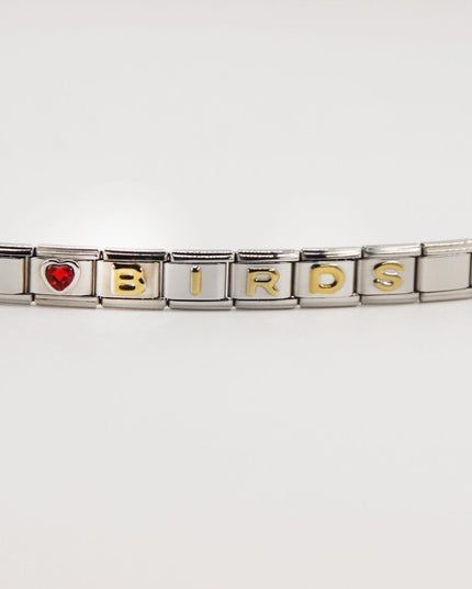 GO BIRDS  Italian Charm Bracelet -Game Day & Special Gift for Eagles Fans