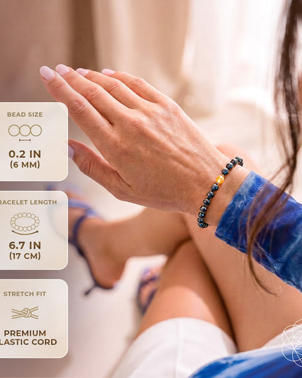 The Arfvedsonite Deep Healing Bracelet | 6mm
