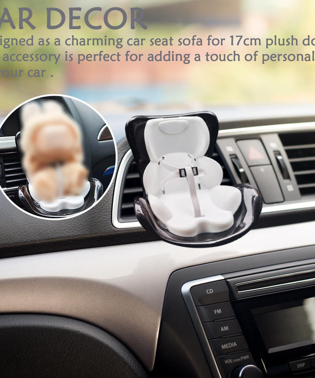 Labubu Car Seat: Cute Air Vent & Safety Seat Decor | Premium Car Charms for Interior Decoration