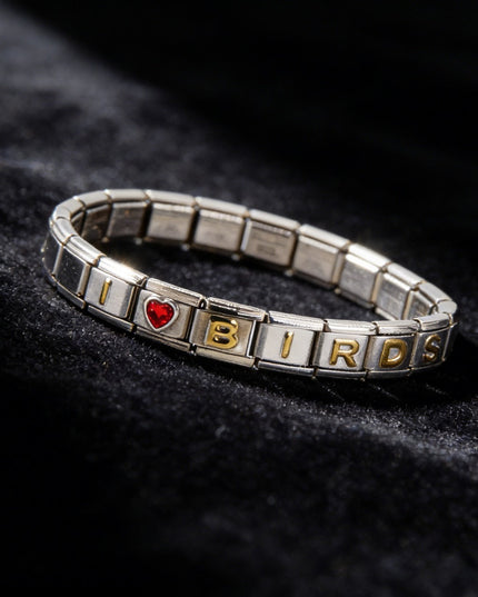 GO BIRDS  Italian Charm Bracelet -Game Day & Special Gift for Eagles Fans