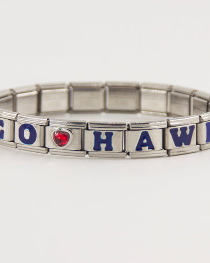 Seattle Seahawks Italian Charm Bracelet – Personalized Fan Gift for  for Birthdays, Holidays & Game Day