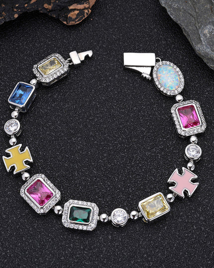 Rainbow Gemstone Necklace