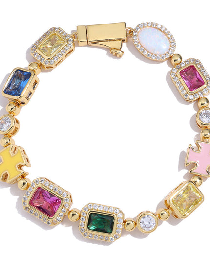 Rainbow Gemstone Necklace