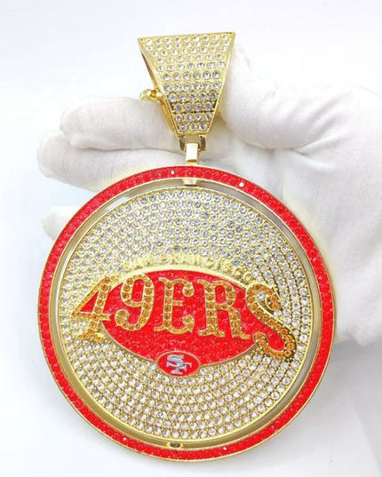 Rotating Sports Team Logo Pendant Necklace –  Perfect Gifts for True Fans