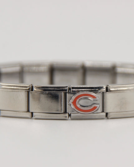 Football Team Logo Italian Charm Bracelet – Custom Gifts for Fans
