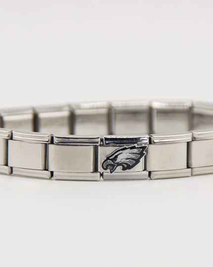 Football Team Logo Italian Charm Bracelet – Custom Gifts for Fans