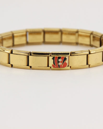 Football Team Logo Italian Charm Bracelet – Custom Gifts for Fans