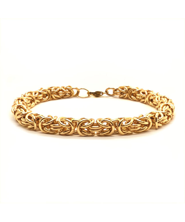 Byzantine Chainmaille Bracelet in 14K Gold Fill