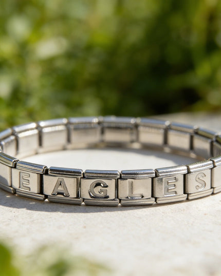 GO BIRDS  Italian Charm Bracelet -Game Day & Special Gift for Eagles Fans