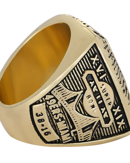 San Francisco 49ers Dynasty Era Ring & Trophy Set – Championship Replica Collector Display
