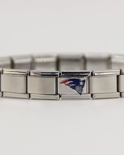 Football Team Logo Italian Charm Bracelet – Custom Gifts for Fans