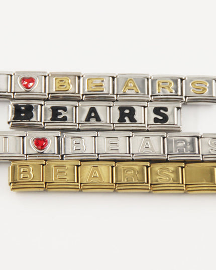 Chicago Bears Italian Charm Bracelet – Perfect Valentine’s Day, Holiday & Any Occasion Gift for Fans