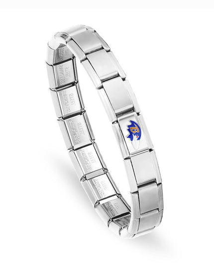 Football Team Logo Italian Charm Bracelet – Custom Gifts for Fans
