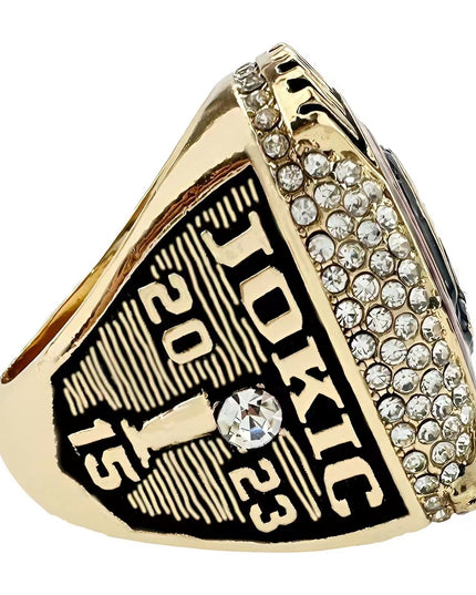 2023 Denver Nuggets Championship Ring & Trophy  – Collectible MVP Basketball Memorabilia