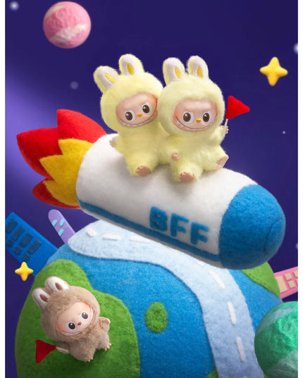 Pop Mart Labubu Pin for Love Series Blind Box (N-Z) Blue