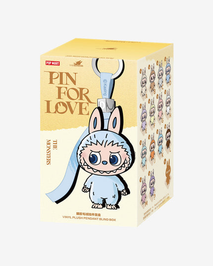 Pop Mart Labubu Pin for Love Series Blind Box (A-M) Yellow