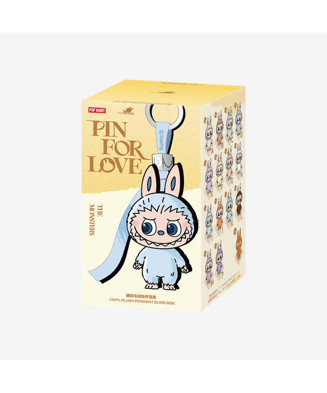 Pop Mart Labubu Pin for Love Series Blind Box (A-M) Yellow
