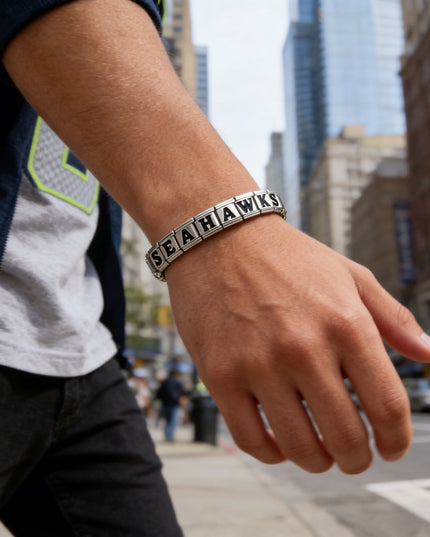 Seattle Seahawks Italian Charm Bracelet – Personalized Fan Gift for  for Birthdays, Holidays & Game Day
