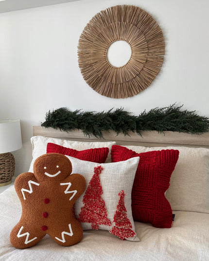 Gingerbread Man & Girl Holiday Pillow Set