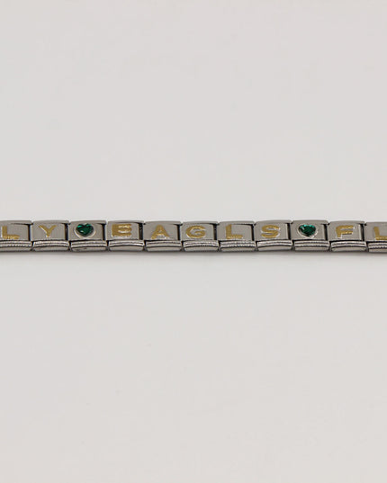 GO BIRDS  Italian Charm Bracelet -Game Day & Special Gift for Eagles Fans