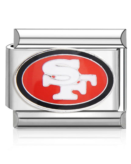 Football Team Logo Italian Charm Bracelet – Custom Gifts for Fans