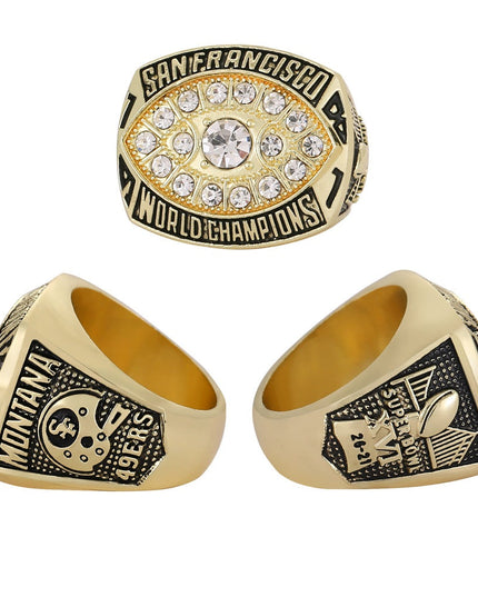 San Francisco 49ers Dynasty Era Ring & Trophy Set – Championship Replica Collector Display