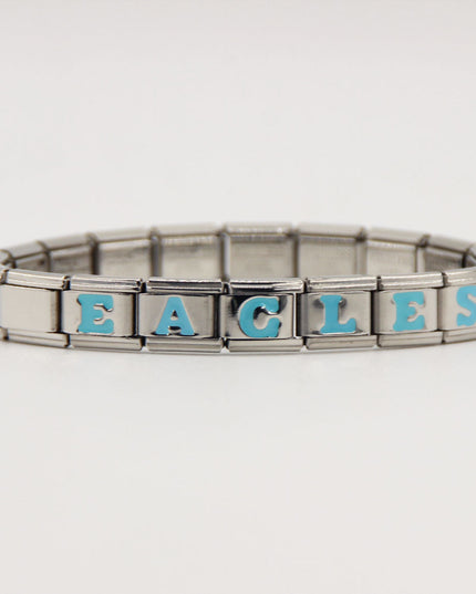 GO BIRDS  Italian Charm Bracelet -Game Day & Special Gift for Eagles Fans