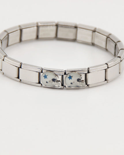 Dallas Cowboys Italian Charm Bracelet – DIY Custom Gift for Fans