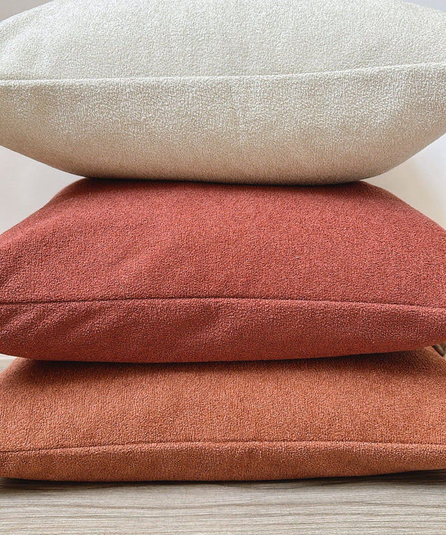 Cream Sherpa Lumbar Pillow Cover