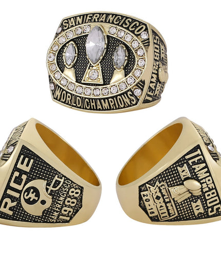San Francisco 49ers Dynasty Era Ring & Trophy Set – Championship Replica Collector Display