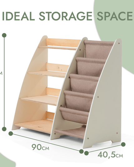 2in1 Montessori Shelf for Books and Toys