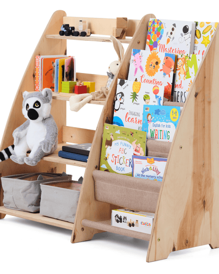 2in1 Montessori Shelf for Books and Toys
