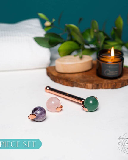 3-in-1 Crystal Face Roller Set