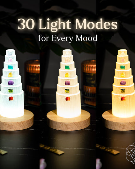 The Stress Shield Lamp - 7 Stones of Healing