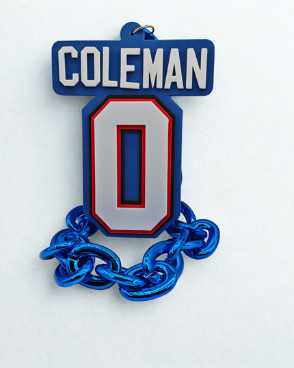 Player 3D Logo EVA Foam Necklace 30 inches – The Perfect Game Day Gift for Fans