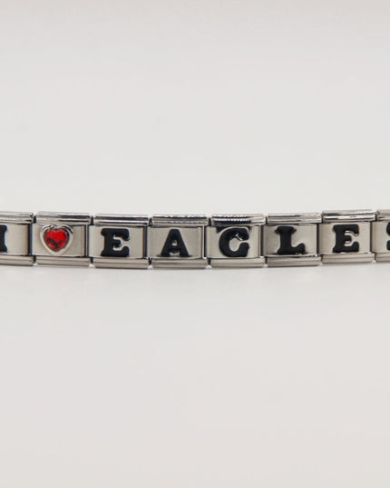GO BIRDS  Italian Charm Bracelet -Game Day & Special Gift for Eagles Fans