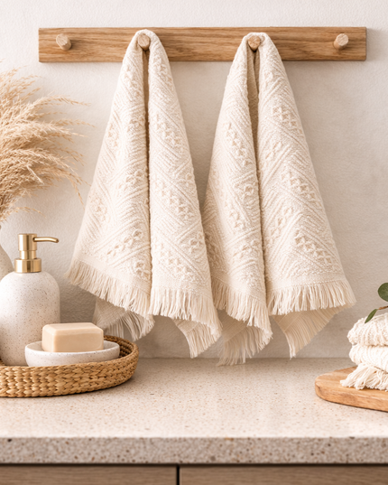 Luma Turkish Cotton Hand Towels