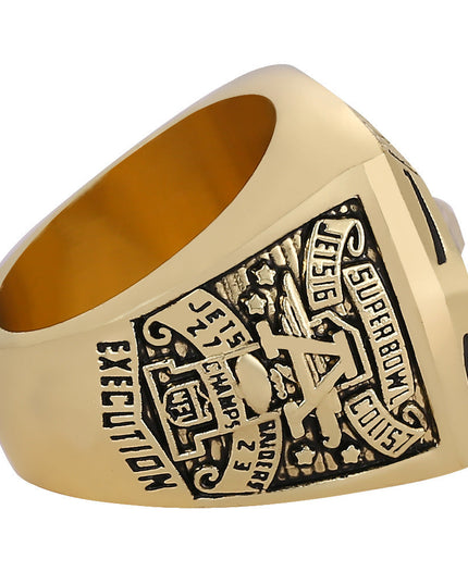 New York Jets Super Bowl III Championship Ring & Trophy Set   – Replica Collectible Gift for Fans