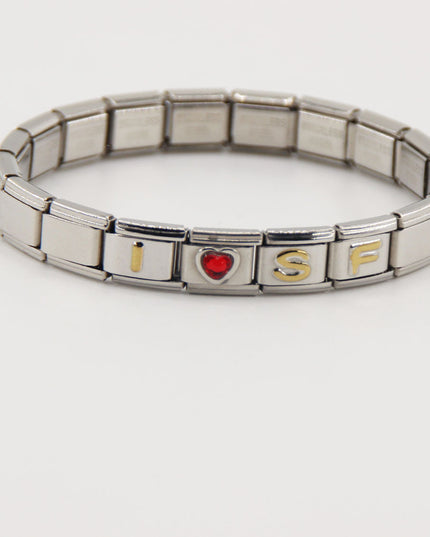 San Francisco 49ers Italian Charm Bracelet – Sports Fan Gift for Holiday, Birthday & Game Day