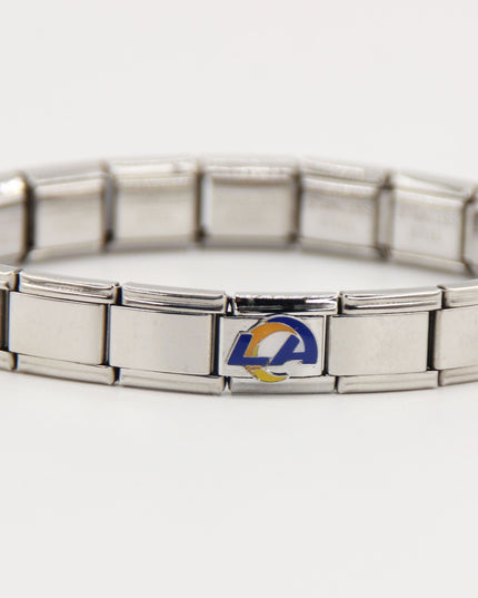 Football Team Logo Italian Charm Bracelet – Custom Gifts for Fans