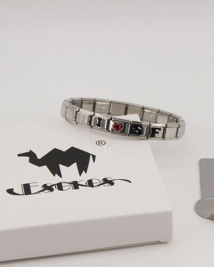 San Francisco 49ers Italian Charm Bracelet – Sports Fan Gift for Holiday, Birthday & Game Day