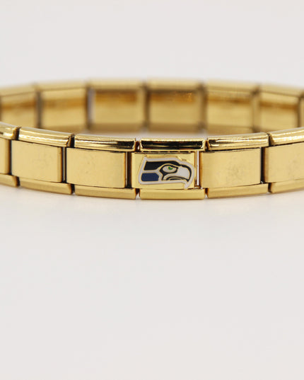Football Team Logo Italian Charm Bracelet – Custom Gifts for Fans