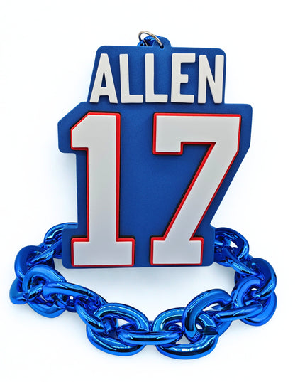 Player 3D Logo EVA Foam Necklace 30 inches – The Perfect Game Day Gift for Fans