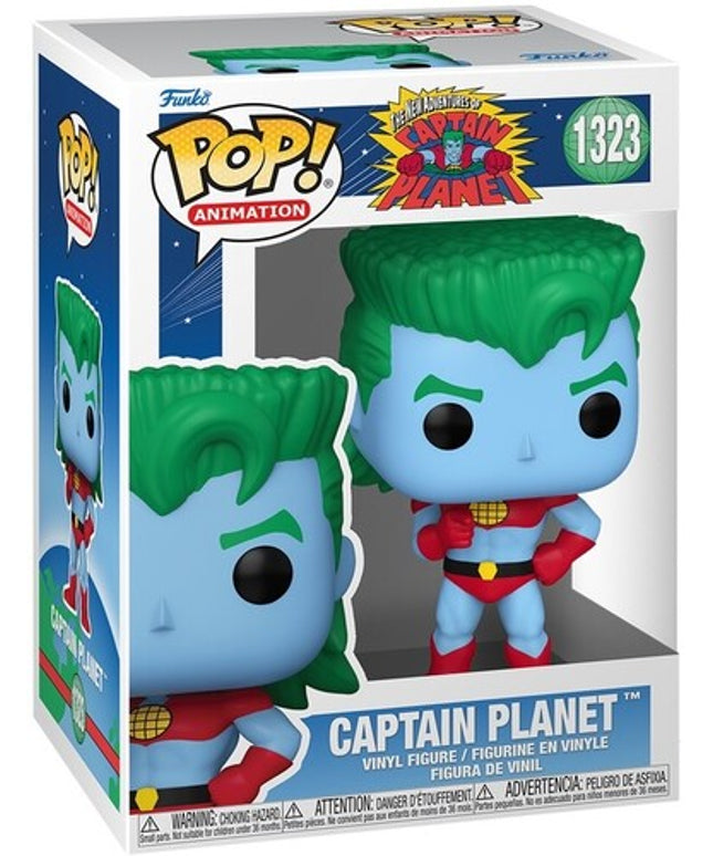 New Adventures of Captain Planet- Captain Planet #1323 - Funko Pop! Vinyl Figure (Cartoon)