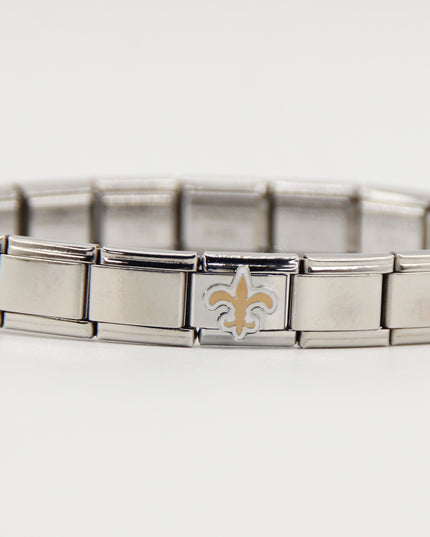 Football Team Logo Italian Charm Bracelet – Custom Gifts for Fans