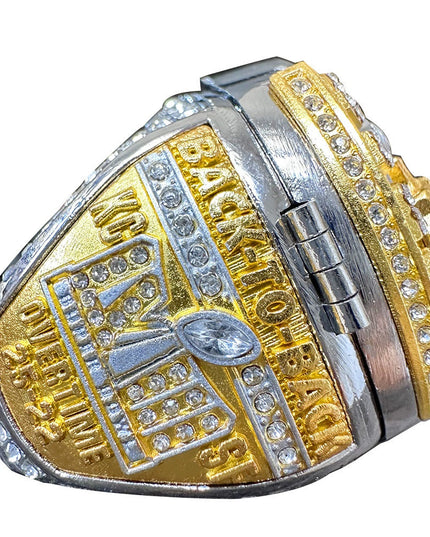 Kansas City Chiefs All Super Bowl Championship Ring & Trophy Set– 1970, 2020 & 2023  Winners Replica Collection