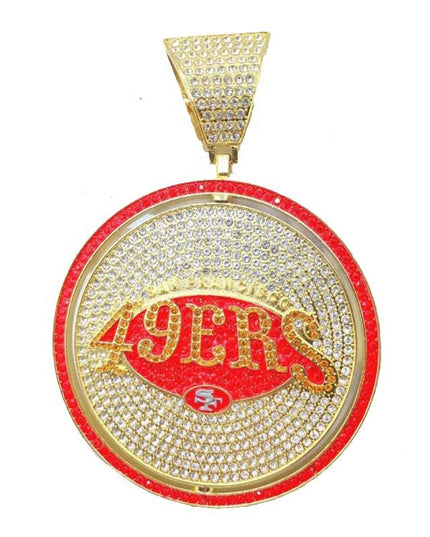 Rotating Sports Team Logo Pendant Necklace –  Perfect Gifts for True Fans